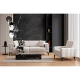 Monaco (170 x 85 x 77 cm) 2-sitssoffa Ecru