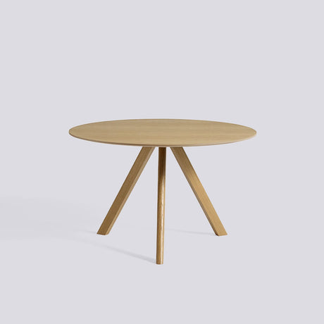 CPH 20 Ø120 × H73 cm Matbord ekfaner med vattenbaserad lack, massiv ek med vattenbaserad lack
