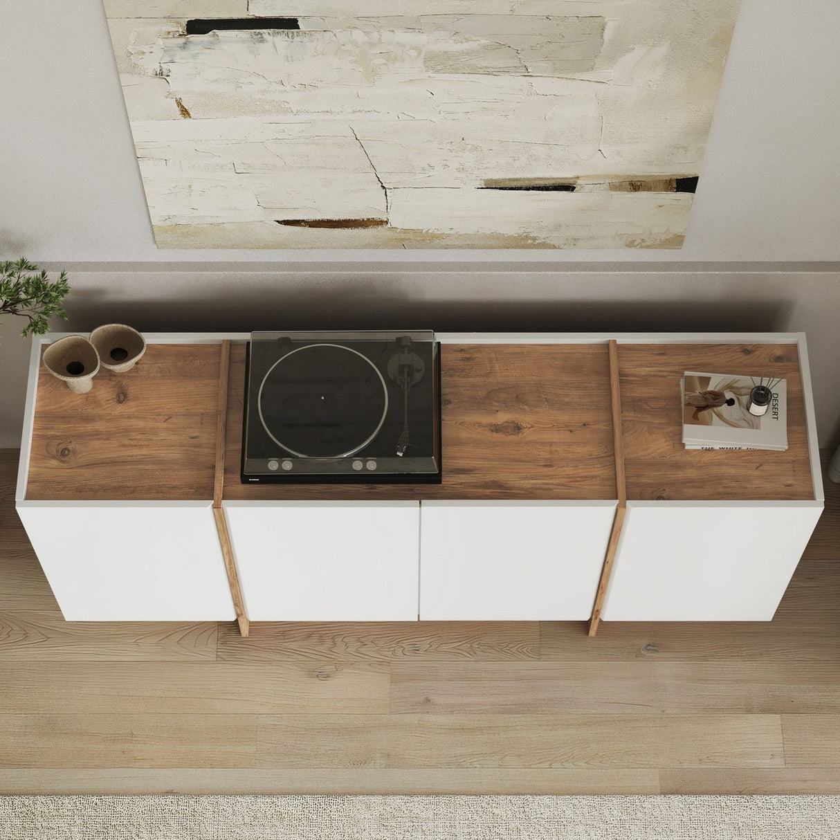 Dant Konsolbord Vit Atlantic Pine
