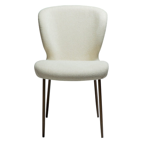 Glory Stol Bone White, Antique Brass