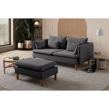Oslo (195 x 75 x 100 cm) 3-sitssoffa Antracit