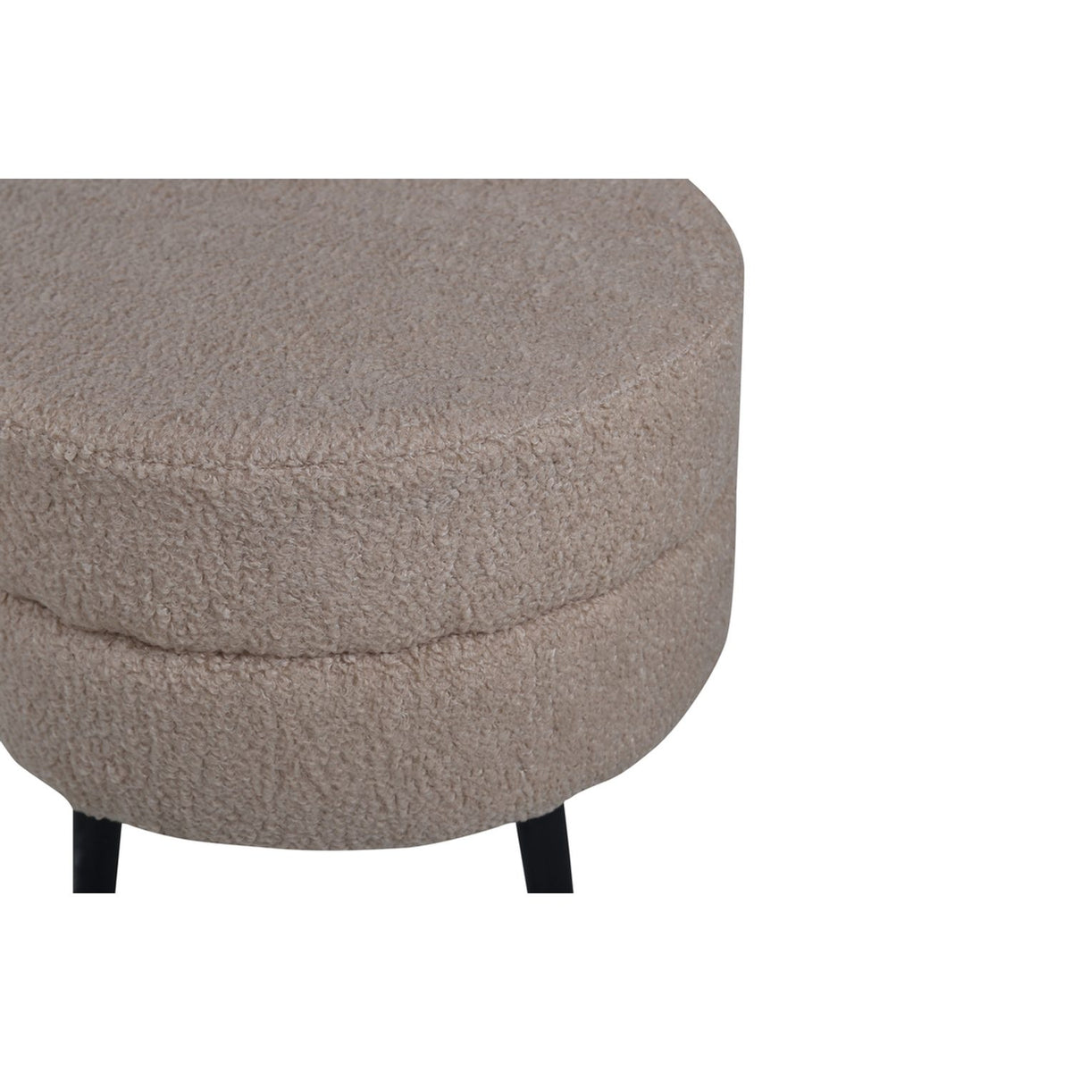 Pot Puff Beige, Polyester teddy