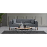 Astana 3-sits (222 x 90 x 80 cm) 3-sits bäddsoffa Ljusgrå