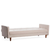 Manila (200 x 83 x 75 cm) Creme 3-sits bäddsoffa