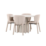Lanzo, Astoria Runt matgrupp Beige, Beige, 4st