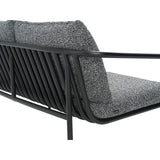 Bendt 2-sits Soffa 138x72 cm Svart/Teddy Ant