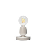 B/O Trä/vit. Amber LED Julklapp Timer 6h USB Stående Ljusdekoration Inne