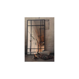 Manhattan i Metall Spegel 200x100 cm