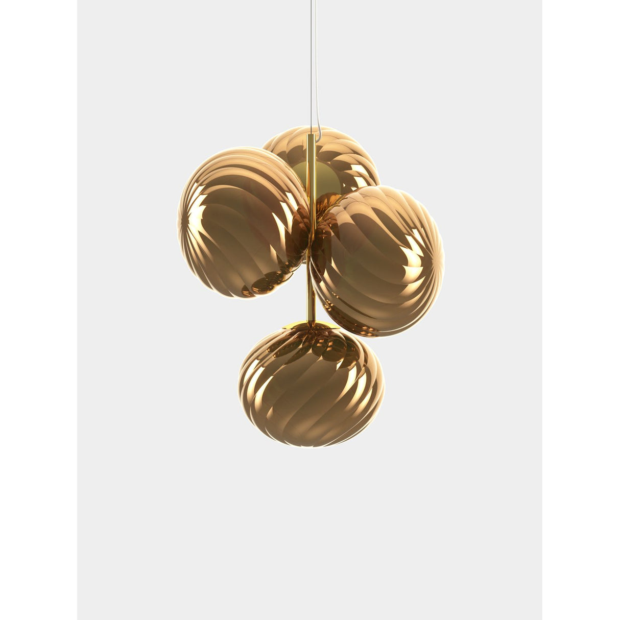 Whirl Ljuskrona Gold
