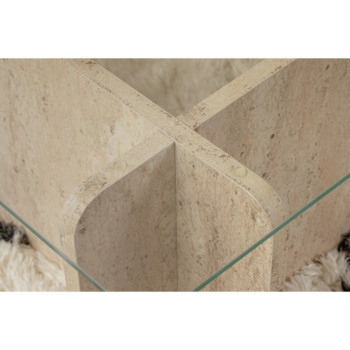 Emad Soffbord Travertine