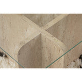 Emad Soffbord Travertine