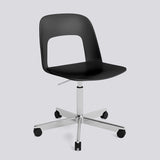 Layout 141 Kontorsstol Black, polerad aluminium