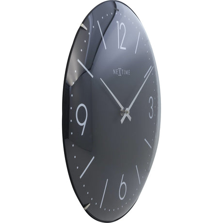 Basic dome ø35 cm Väggklocka Svart