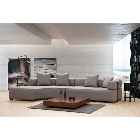 Gondol (105-180 x 105 x 70 cm) grå Hörnsoffa