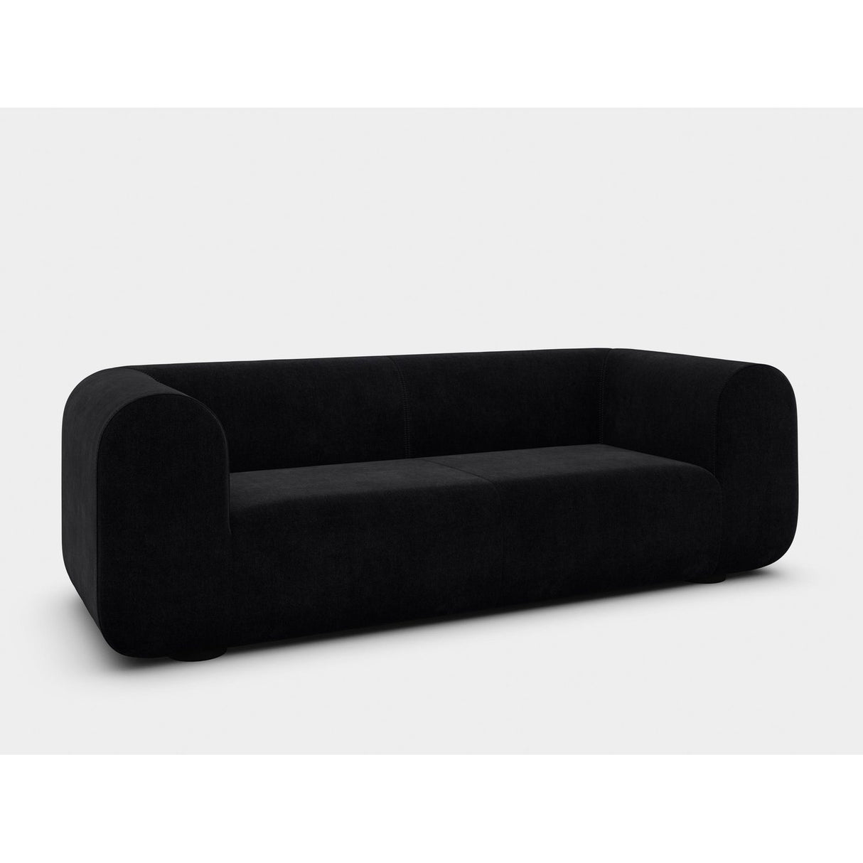 Plump 2,5-sitssoffa Gentle Black BL