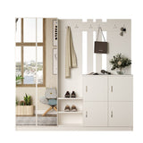 Zelino (187,2 x 180 x 37,5 cm) Hallstativ Vit