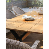 Mark Matbord 230x95 cm Teak/Svart