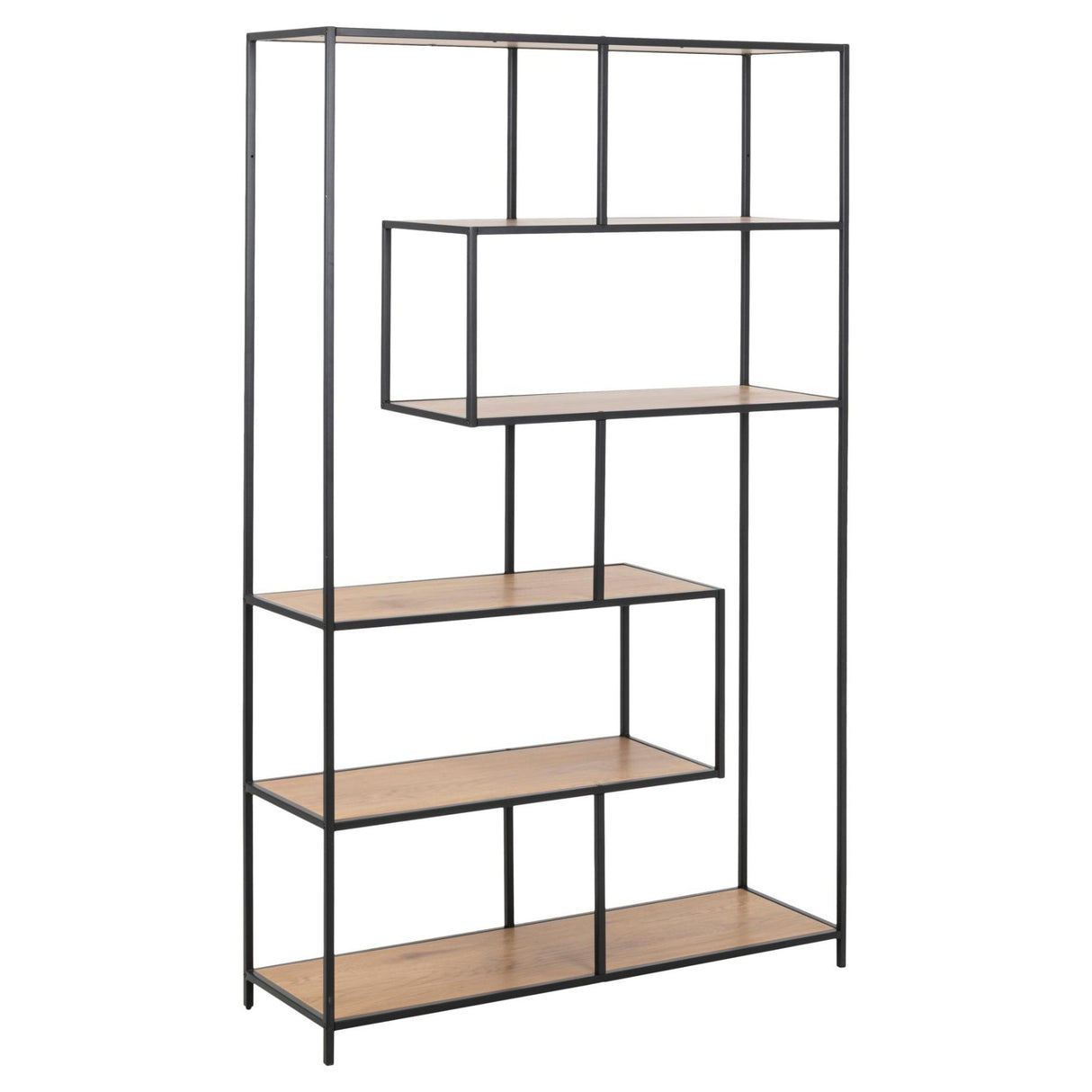 Seaford Bokhylla 185x114x35 cm Vild Ek