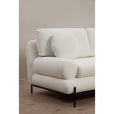 Livorno (188 x 85 x 92 cm) Vit 2-sitssoffa