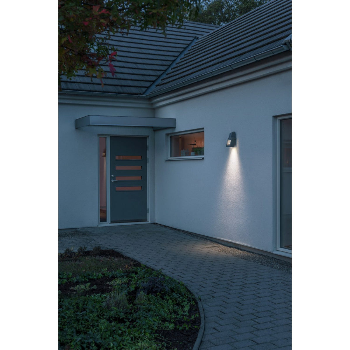 Potenza HP-LED 4W Vägglampa Ute Antracit