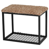 Palle Lumme 60x35x50 cm Bänk med Sittdyna Sahara/Black