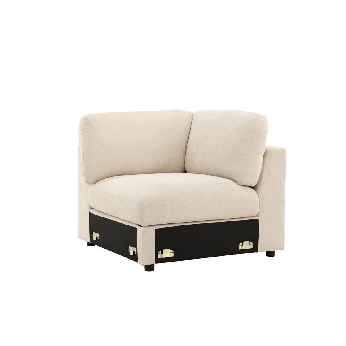 Salerno Hörnsoffa Beige, Hörndel