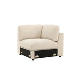 Salerno Hörnsoffa Beige, Hörndel