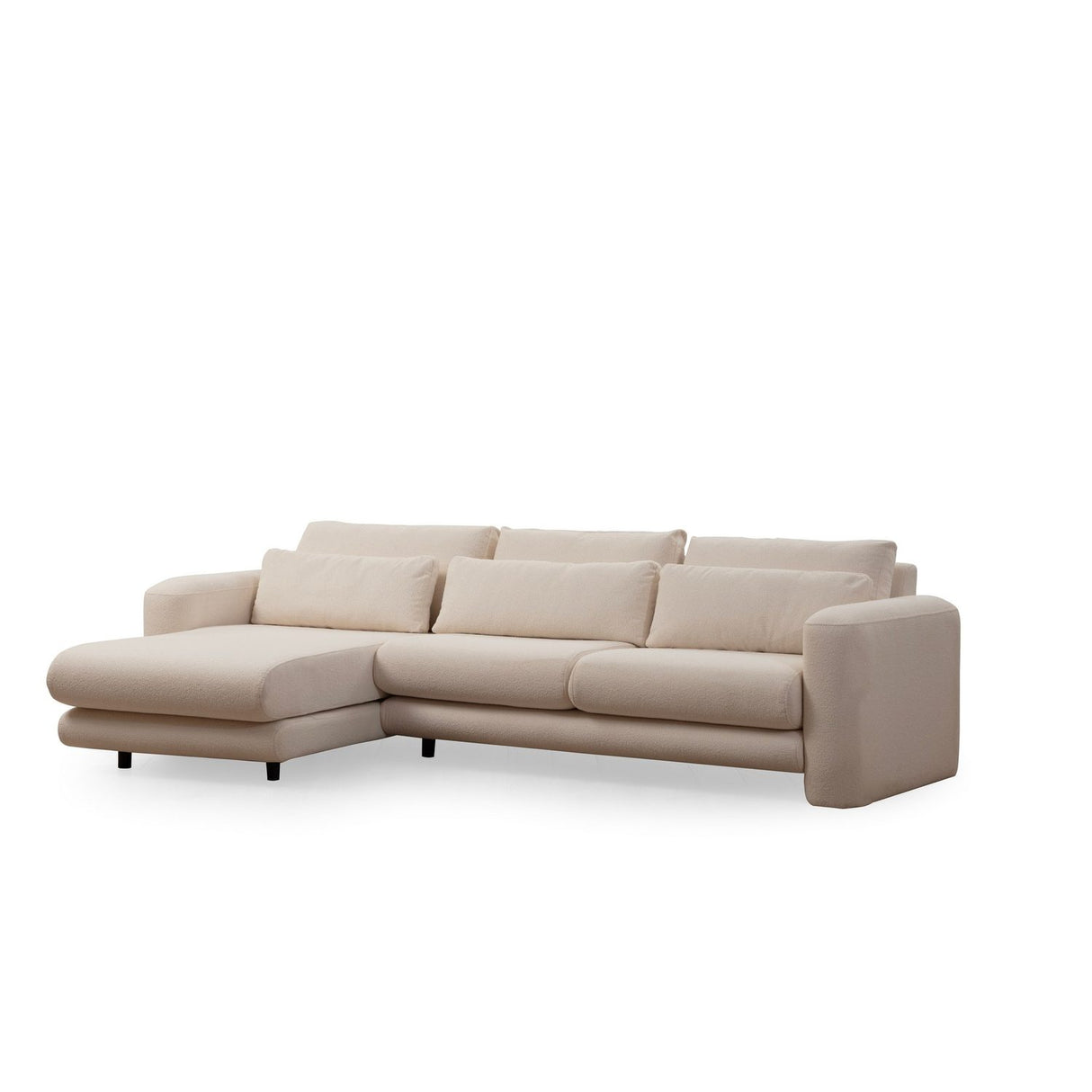 Essaouira hörn (290-165 x 97 x 73 cm) Hörnsoffa Kräm