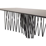 Sten Soffbord Svart, 43 x 140 x 60