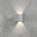 Cremona HP-LED 2x3W 13.5 cm Vägglampa Ute Grå