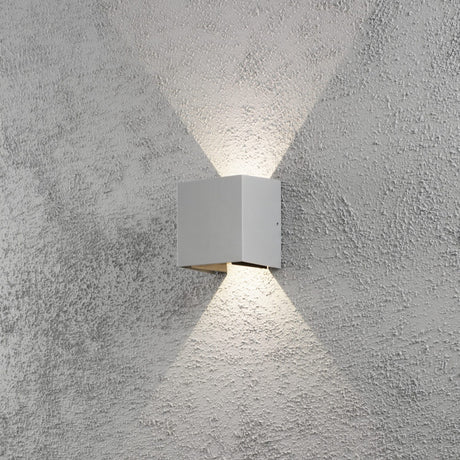 Cremona HP-LED 2x3W 13.5 cm Vägglampa Ute Grå