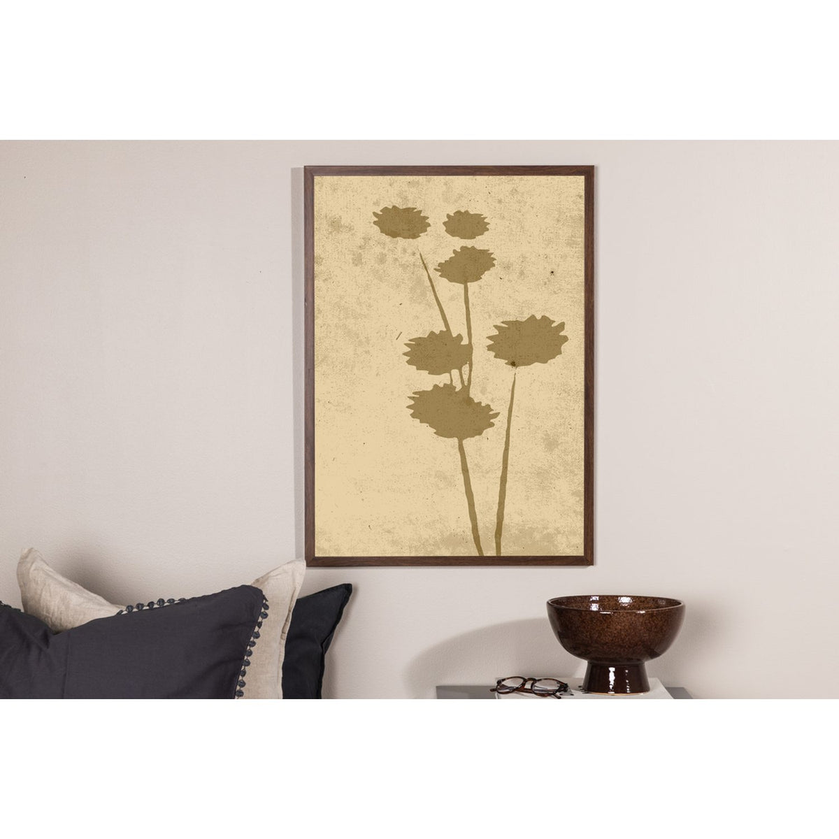 Blomkonst Poster Beige, 30 x 40 cm