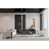 Doha 3-sits (225 x 93 x 75 cm) 3-sitssoffa Vit