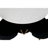 Razzia, Velvet Deluxe Rund matgrupp Svart, Guld, Svart,Vitt, ⌀106