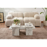 Hobart (110 x 30 x 45 cm) Soffbord Freesia-marmor
