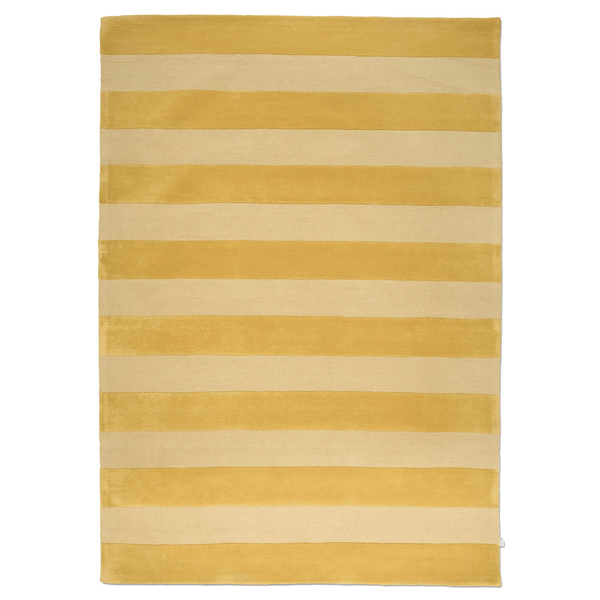 Stripe Boucle Matta Gul | Folkhemmet