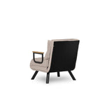 Tarawa v2 Enkel (26 x 120 x 60 cm) Creme 1-sits bäddsoffa