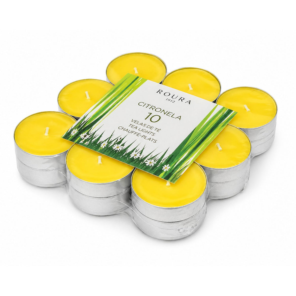Basic Citronella 18-pack Värmeljus