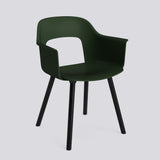 Layout 221 Karmstol Bottle green, Black – massiv ek med vattenbaserad lack