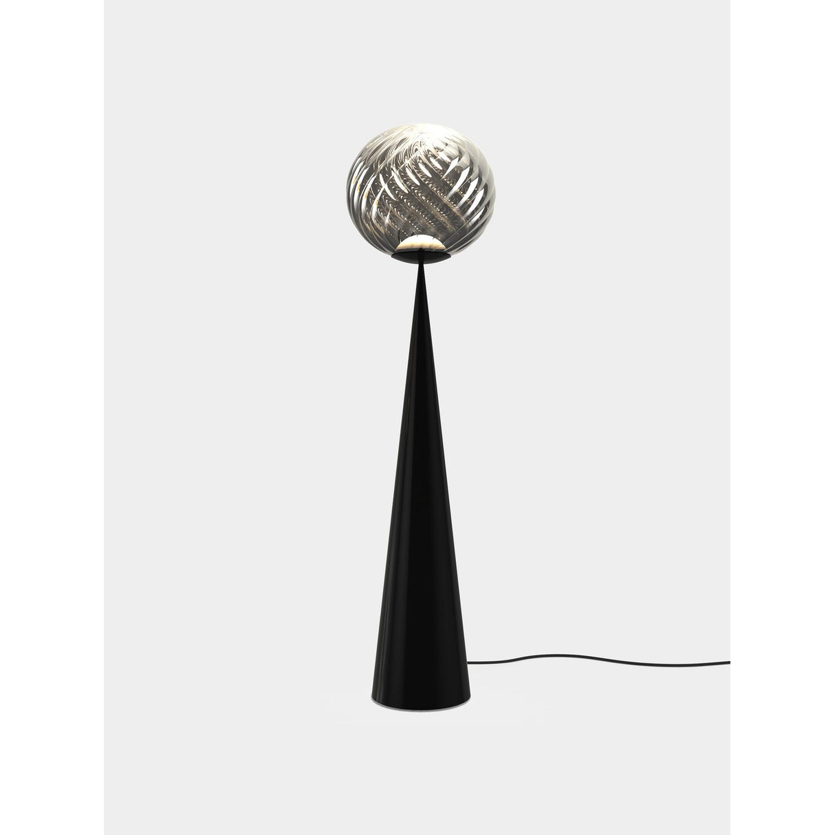 Whirl Golvlampa Silver/Black