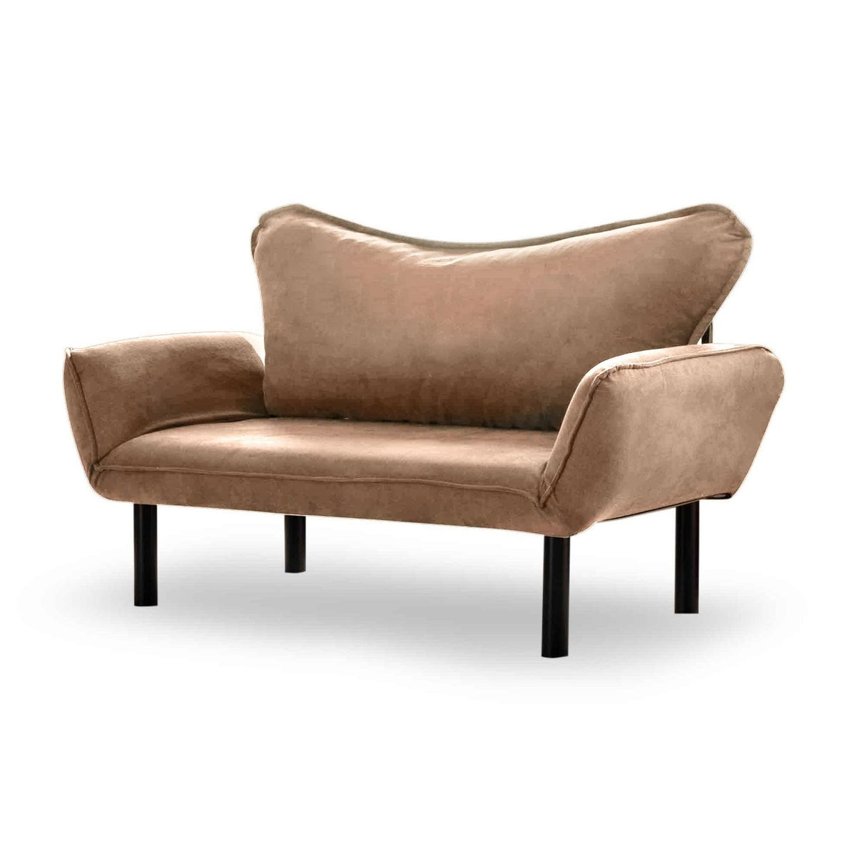 Chatto (150 x 75 x 70 cm) 2-sits bäddsoffa Ljusbrun