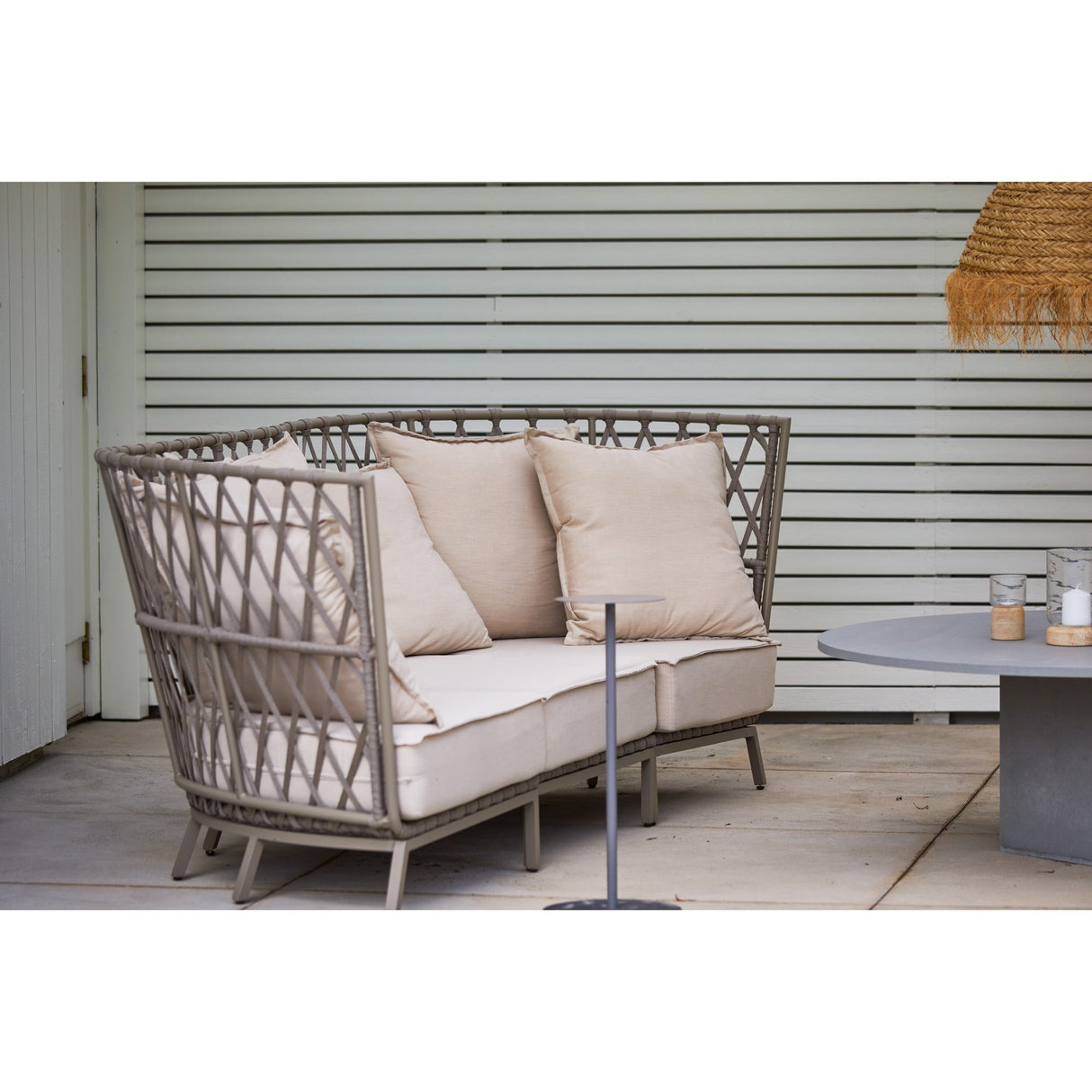 Jet Set 3-Sits Loungesoffa Beige