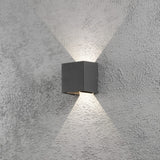 Cremona HP-LED 2x3W 13.5 cm Vägglampa Ute Antracit