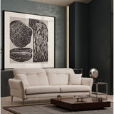 Muscat (230 x 100 x 96 cm) Vit 3-sitssoffa