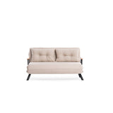 Apia 2-sits (25 x 134 x 121 cm) 2-sits bäddsoffa Mörk kräm