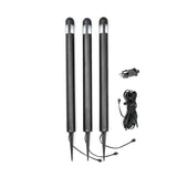 Amalfi Svart 3-pack LED Pollare