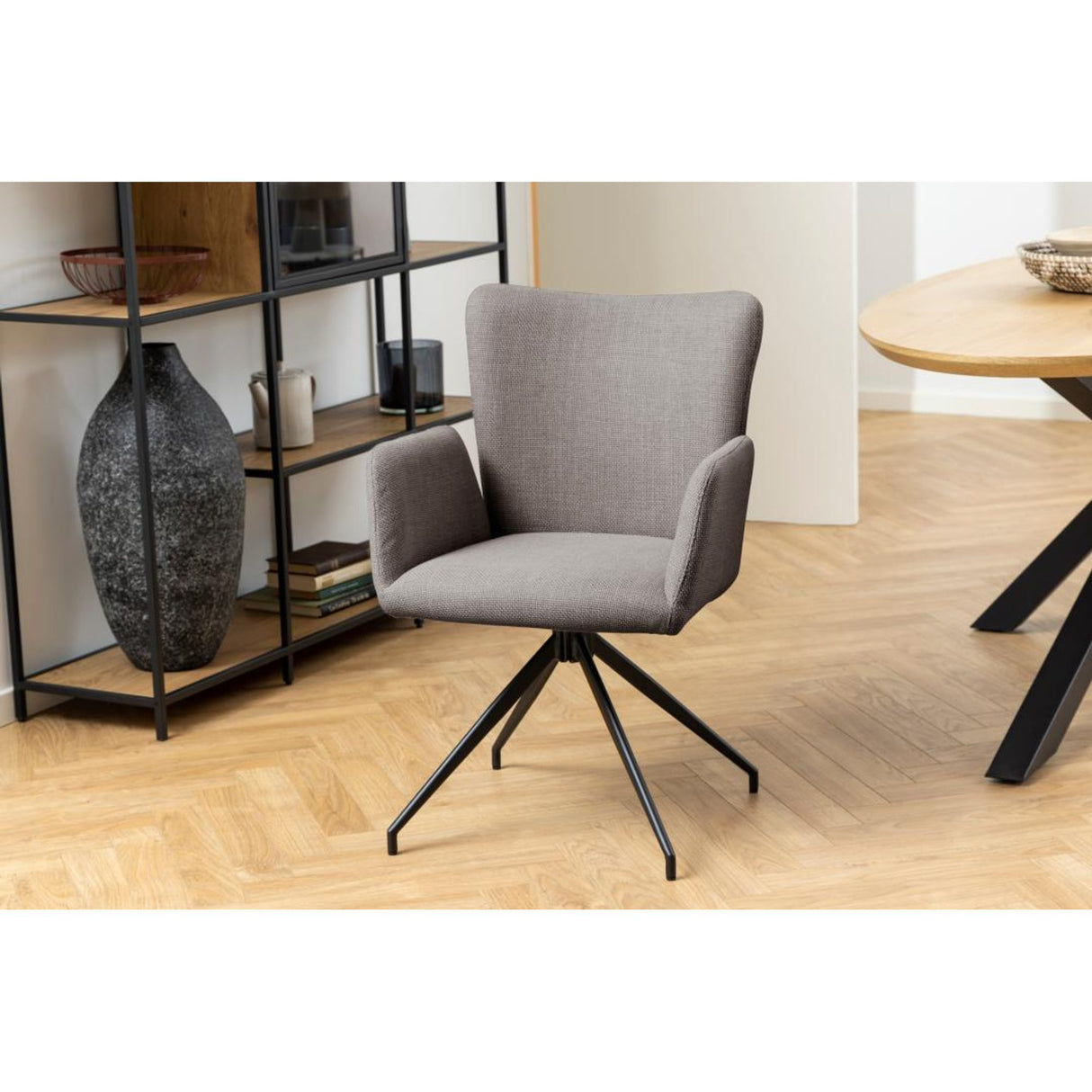 Millau Karmstol Ljusgrå