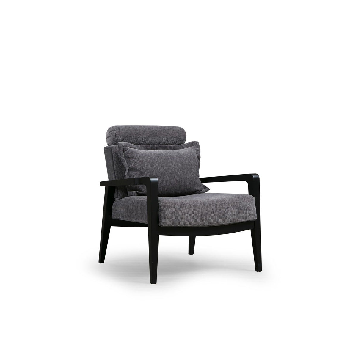 Kigali (77 x 90 x 84 cm) Grå Öronlappsfåtölj