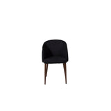 Båge Matstol Svart,Natur, Polyester, 55 x 83 x 49