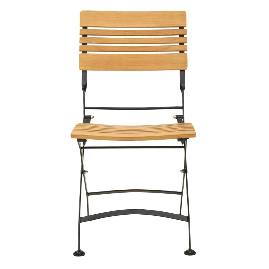Brewer Matstol Svart/Teak